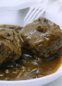 Boulets liégeois sauce lapin