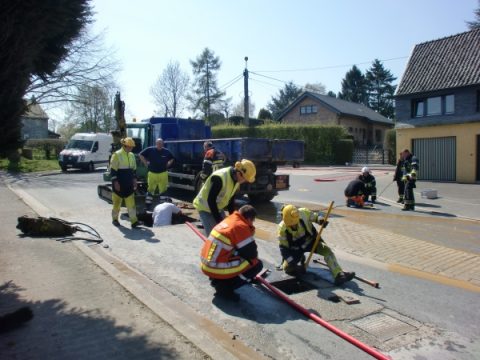 Gasleck in Walhorn - 23. April 2010