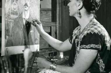 Frida Kahlo malt ihren Vater, 1951