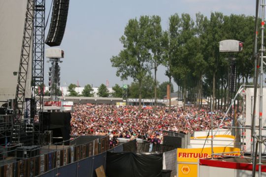 Punkt vier: die Wiese ist voll