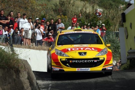 Thierry Neuville bei der Rallye Islas Canarias (zweite Etappe)