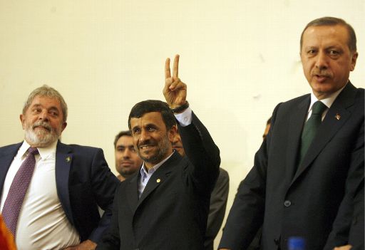 Lula da Silva, Ahmadinedschad und Erdogan