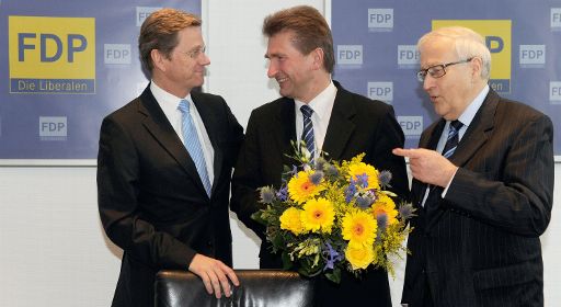 Westerwelle, Pinkwart und Bruederle