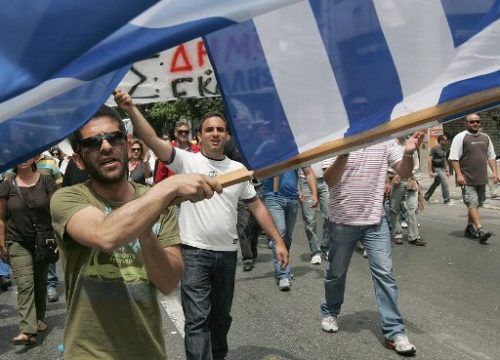 Protest in Athen