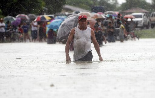 Tropensturm 'Agatha' macht Mittelamerika zu schaffen (hier in Honduras)