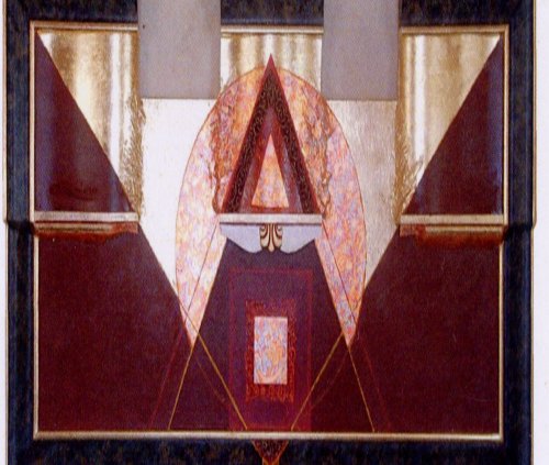 Alpha & Omega - Kopf und Fuß (Bettelemente, gemischte Technik Messing-Oxid-Metall)
