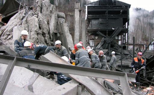 Minenexplosion in Sibirien