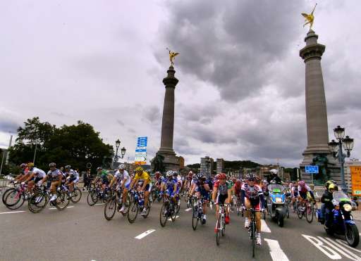 Tour de France-Start in Lüttich, 4. Juli 2004