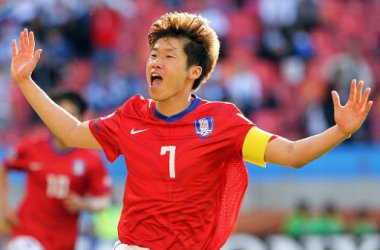 Südkorea vs. Griechenland: Torschütze zum 2:0 Ji Sun Park