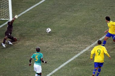 Der dritte Treffer für Brasilien