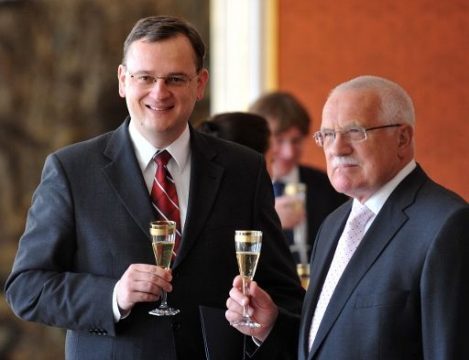 Petr Necas und Vaclav Klaus