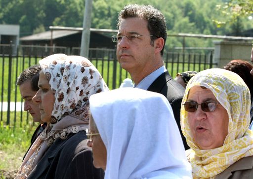 Serge Brammertz in Srebrenica