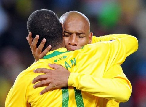 2:1 Sieg für Brasilien: Maicon und Juan überglücklich