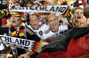 Euphorie bei den deutschen Fans