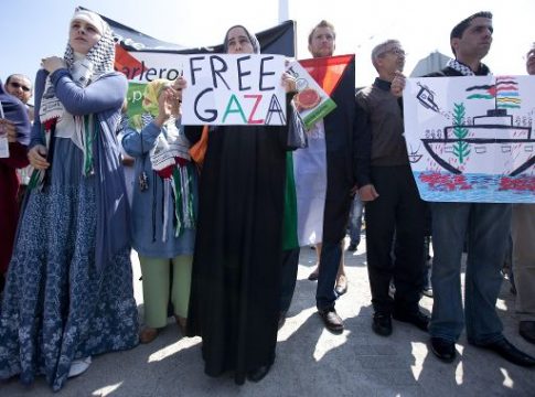 Gaza-Demo in Brüssel