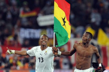 Auch Ghana steht trotz der Niederlage im Achtelfinale