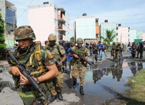 Bei der Auseinandesetzung zwischen Soldaten und Drogenhändlern starben zahlreiche Zivilisten