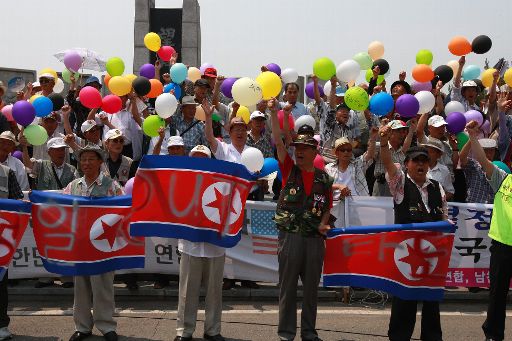 Demonstration zum Gedenken an den Korea-Krieg (Provinz Gyeonggi-do, Südkorea, 25.6)