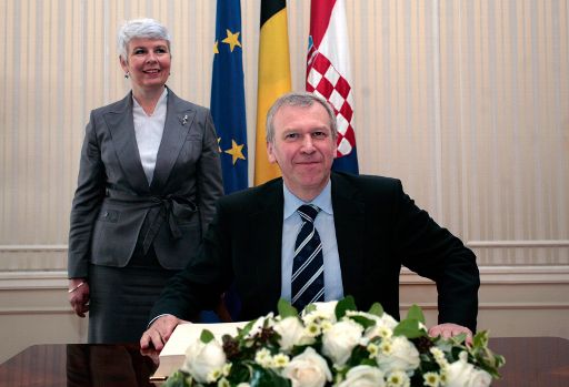 Jadranka Kosor und Yves Leterme