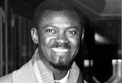 Patrice Lumumba 1960 in Leopoldville (Kinshasa)