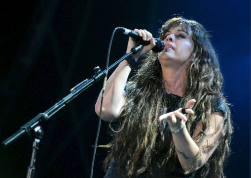 Alanis Morissette beim Sziget Festival 2008 (Shipyard Island in Budapest, Ungarn)