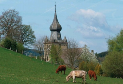 Auch die Kirche Saint André in Lierneux ist zu besichtigen