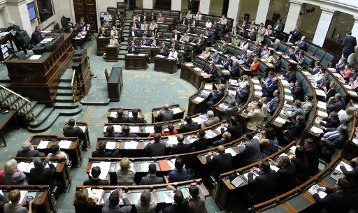 Die Kammer im Brüsseler Parlament