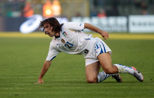 Andrea Pirlo beim Testspiel Italien vs. Mexiko im König-Baudouin-Stadion (3. Juni)