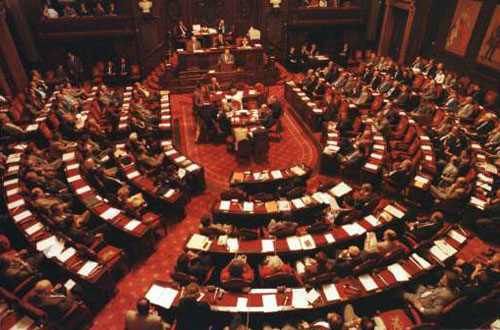 Der Senat im Brüsseler Parlament