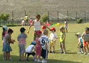 Sporttag im Kindergarten von Burg Reuland