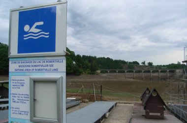 Stausee Robertville: Schwimmen ist momentan schwierig