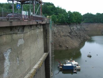 Stausee Robertville: Auf der anderen Seite der Mauer