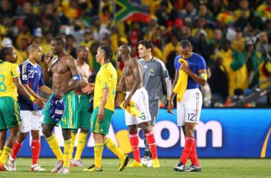 Nach dem Spiel: Frankreich und Südafrika sind ausgeschieden
