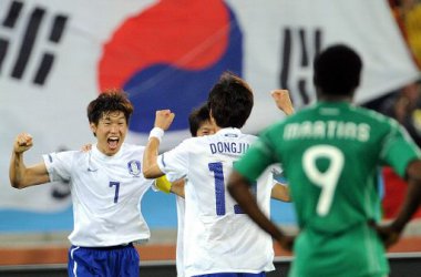 Südkorea erreichte gegen Nigeria 2:2