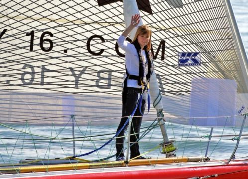 Die 16-jährige Seglerin Abby Sunderland startete am 23. Februar 2010