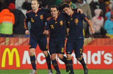 1:0: Iniesta, Hernandes und Torschütze Villa