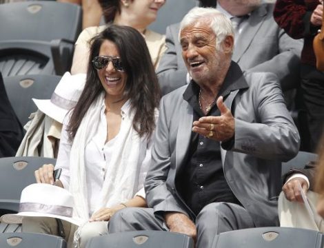 Barbara Gandolfi und Jean-Paul Belmondo