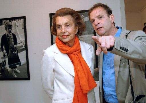 Liliane Bettencourt und François-Marie Banier
