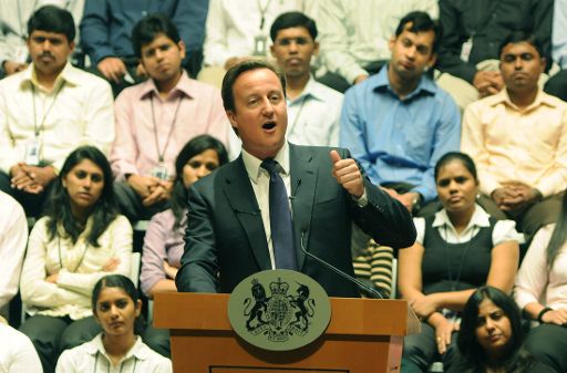 David Cameron in Bangalore