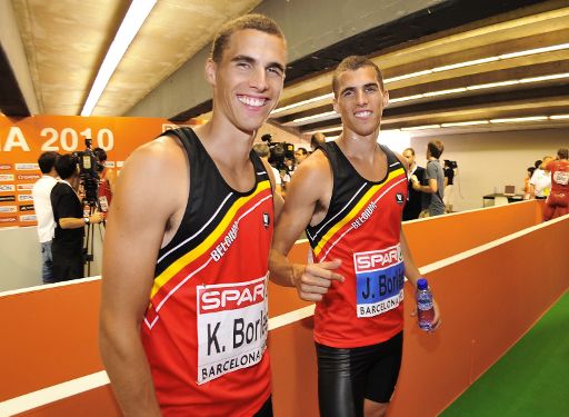 Kevin und Jonathan Borlée in Barcelona