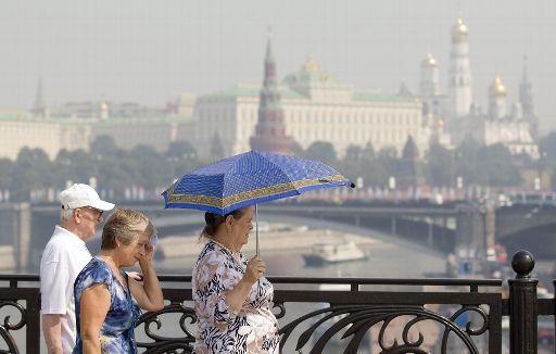 Smog in Moskau