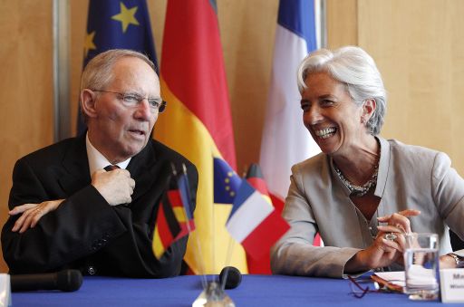 Wolfgang Schäuble und Christine Lagarde