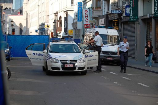 Ein Teil der belebten Rue du Midi wurde gestern für den Verkehr gesperrt