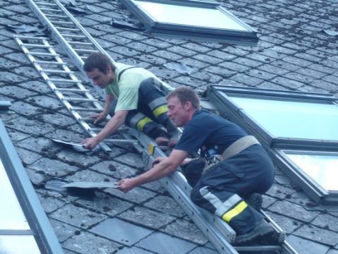 Dachschäden in Weismes