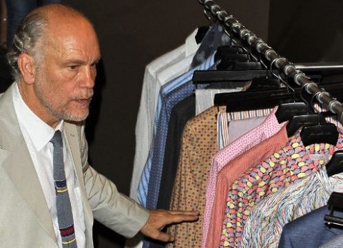 John Malkovich (56) mit seiner Herrenkollektion «Technobohemian»
