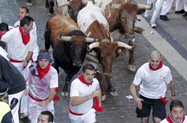 Verletzte bei erster Stierhatz in Pamplona