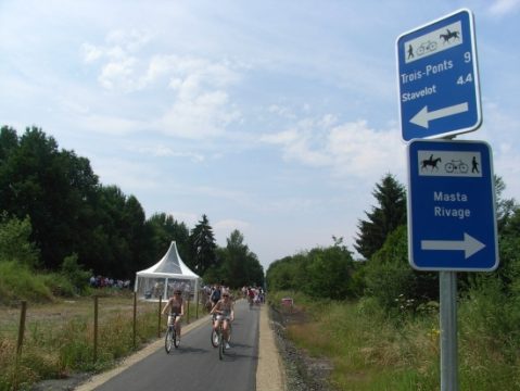 Eröffnung Ravel Weg Weismes Trois-Ponts