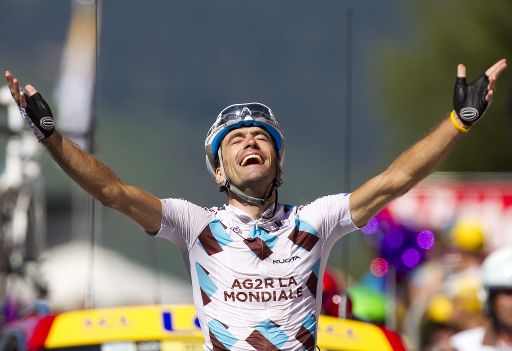 Christophe Riblon (AG2R) gewinnt die 14. Tour-Etappe
