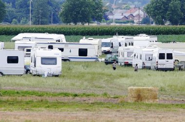 Gestern reiste die Zigeunergruppe nach Dour weiter
