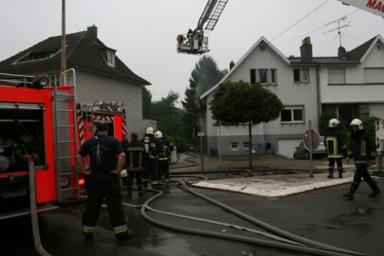 Brand auf Schönefeld